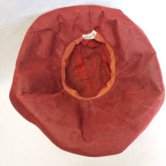 Bridget Armstrong Wide Brim Hat Lady Feathers Elegant Kentucky Derby Tea Party - Picture 10 of 16